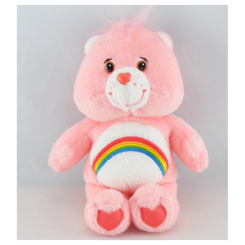 Peluche Bisounours rose Grosfarceur CARE BEARS 36 cm