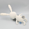 Doudou lapin blanc gris PICCA LOULOU