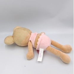 Doudou poupée beige rose Lulla Baby