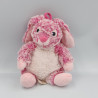 Peluche doudou lapin rose RODA RODADOU