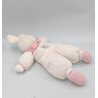 Doudou Lapin blanc rose Moulin Roty