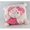 Doudou Mimi la souris robe rose fleur NICOTOY KIABI