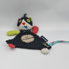Doudou plat chat noir BABY DEGLINGOS