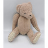 Ancienne peluche ours beige marron articulé MOULIN ROTY