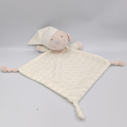 Doudou plat ours blanc INTERBABY