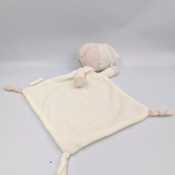 Doudou plat ours blanc INTERBABY