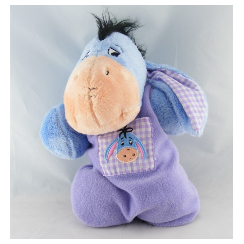 Doudou Bourriquet bleu tres clair Disney Nicotoy