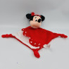 Doudou plat minnie rouge blanc pois DISNEY