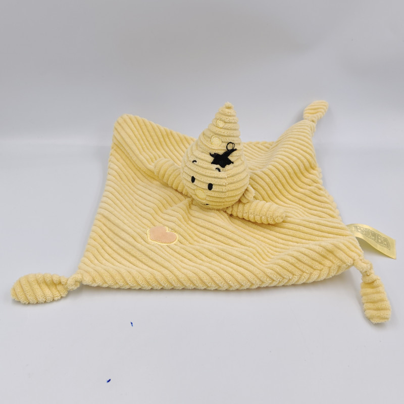 Doudou plat Bumba clown jaune STUDIO 100