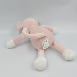 Doudou souris rose coeur ATMOSPHERA