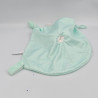 Doudou plat lapin bleu blanc étoile GIPSY