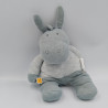 Doudou Ane Paco gris rayé NOUKIE'S