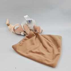 Doudou luminescent ours beige mouchoir Lumilunes BABY NAT