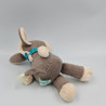 Doudou ane cheval marron blanc bleu DIPPITY AURORA