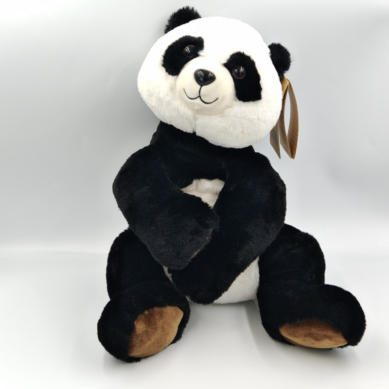 Peluche panda noir et blanc MAX ET SAX CMI