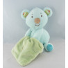 Doudou ours koala bleu Zen avec mouchoir SYSTEME U