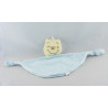Doudou plat bleu Winnie l'ourson 