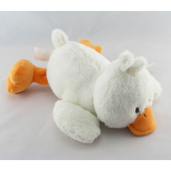 Doudou semi plat canard rose rouge avec bébé NICOTOY