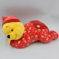 Doudou winnie rouge nuages lunes phosphorescent DISNEY