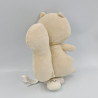 Doudou musical écureuil beige blanc AMADEUS
