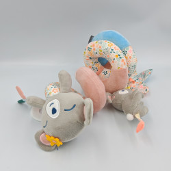 Spirale d'activités doudou koala rose gris bleu VERTBAUDET