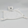 Doudou plat ours blanc CA CREDIT AGRICOLE