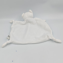 Doudou plat ours blanc CA CREDIT AGRICOLE