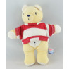 Doudou ours jaune SUCRE D'ORGE