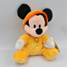 Doudou Mickey pyjama jaune orange DISNEY NICOTOY