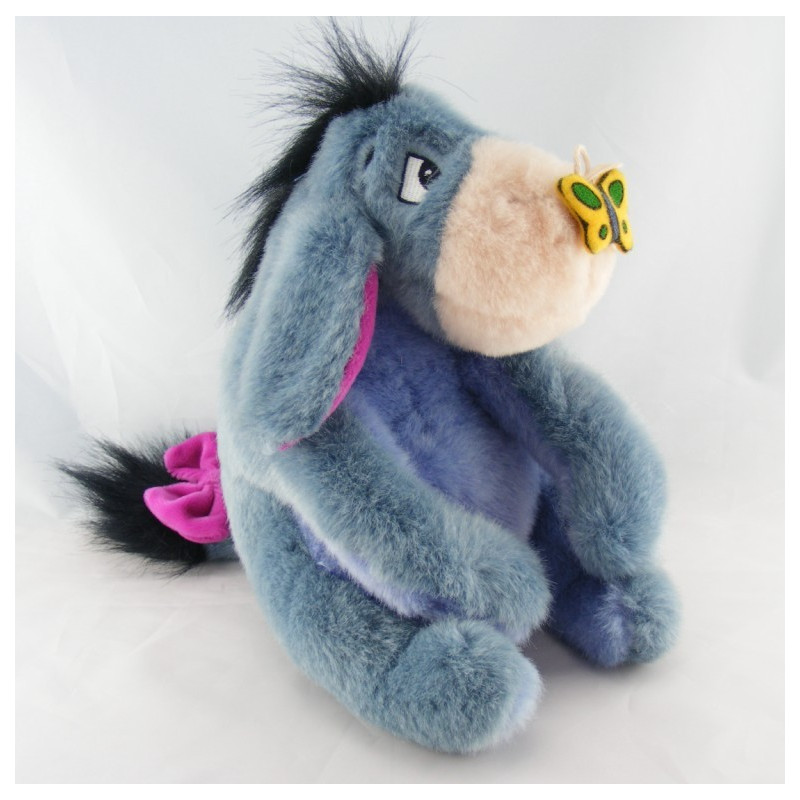 Peluche Bourriquet gris couché DISNEY