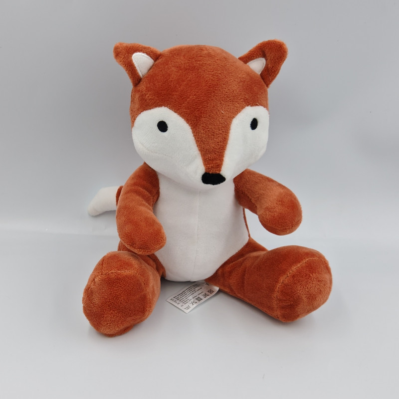 Doudou renard marron blanc ZEEMAN