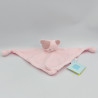 Doudou plat ours rose TROUSSELIER