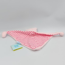 Doudou plat ours rose TROUSSELIER