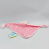 Doudou plat ours rose TROUSSELIER