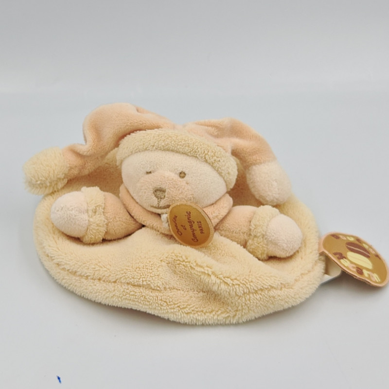 Doudou et compagnie plat rond ours beige Douceur Macaron