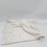 Doudou plat ours gris blanc KIDS PREFERRED