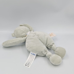 Doudou ours gris vélo BOUTCHOU BOUT'CHOU