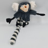 Peluche singe gris Mauro RIO LANSAY