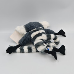 Peluche singe gris Mauro RIO LANSAY