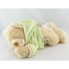 Doudou musical ours sweat capuche vert NICOTOY