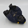 Ancienne Peluche Singe Magical Murphy noir veste jean année 80