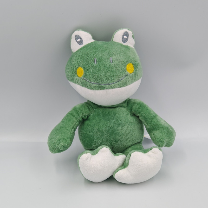 Doudou grenouille verte Arthur et Lola