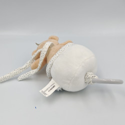 Doudou et compagnie musical ours beige blanc petit roi Lovely bear