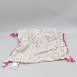 Doudou plat flamant rose PETJES WORLD