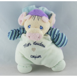 Doudou ours brun petit coquin malin NOUNOURS