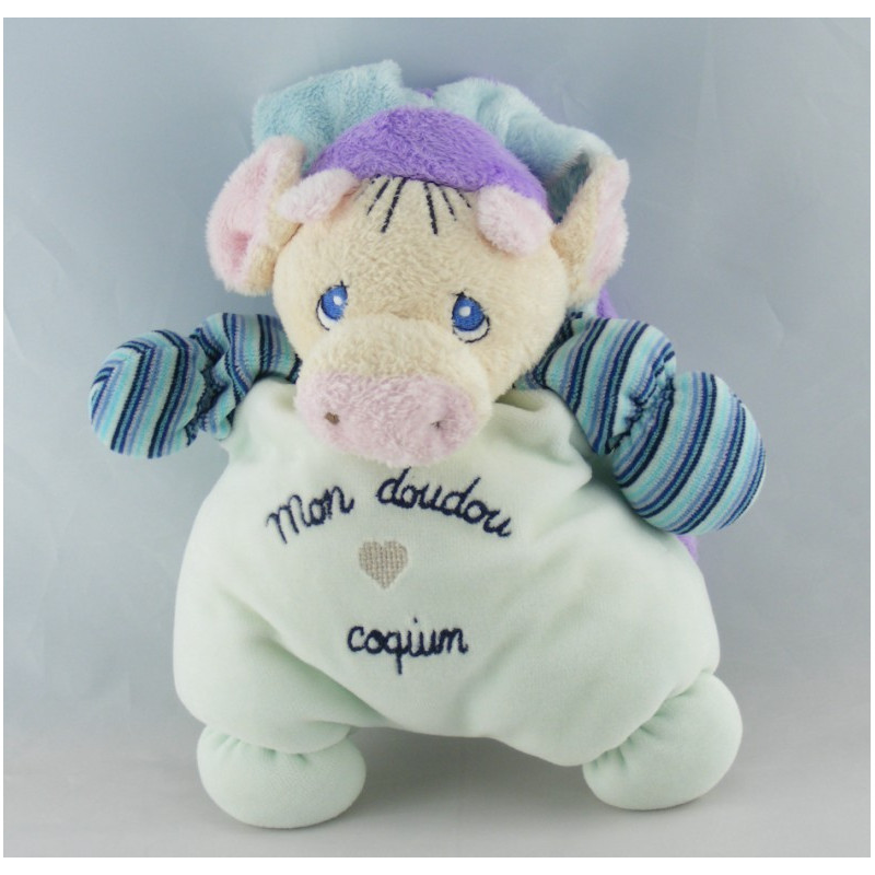 Doudou ours brun petit coquin malin NOUNOURS