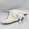Grande Peluche poisson raie manta noir blanche NAUSICAA