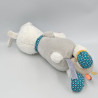 Doudou musical ours blanc bleu gris jaune SIMBA TOYS NICOTOY