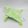 Doudou plat chien marron vert ITEM