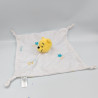 Doudou Plat Winnie blanc étoiles filantes bleu motifs Disney Nicotoy